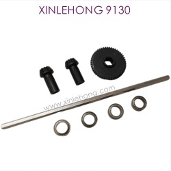 001-XINLEHONG_9130_Upgrade_Metal_Spure_Gear_Assembly_Silver