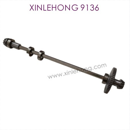 001-XINLEHONG_9136_Upgrade_Metal_Spure_Gear_Assembly_Silver-7