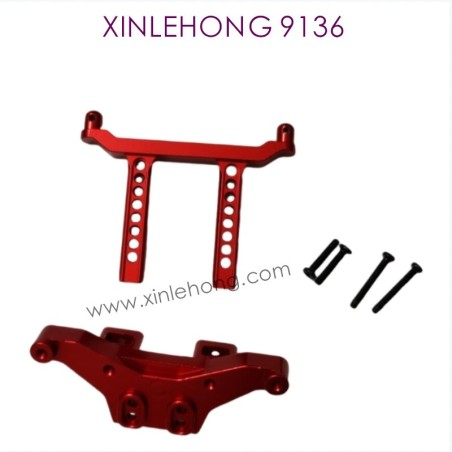 139B-XINLEHONG-9136-Upgrade-Parts_Metal_Front_Car_Shell_Bracket-Red