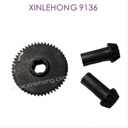 003-XINLEHONG_9136_Upgrade_Metal_Spure_Gear_Black-2