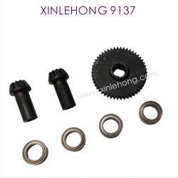 002-XINLEHONG_9137_Upgrade_Metal_Spure_Gear_Black-2