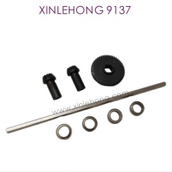 001-XINLEHONG_9137_Upgrade_Metal_Spure_Gear_Assembly_silver-3