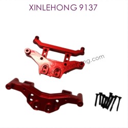 144-XINLEHONG-9137-Upgrade-Parts_Metal_Shock_Proof_Plank+Front_Shell_Bracket-RED