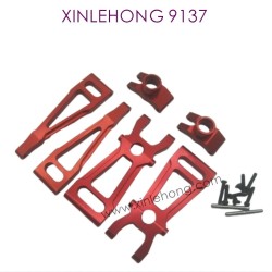 39D-XINLEHONG-9137-Upgrade-Rear_Swing_Arm_set-RED-1