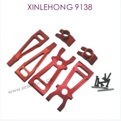 39D-XINLEHONG-9138-Upgrade-Rear_Swing_Arm_set-RED-2