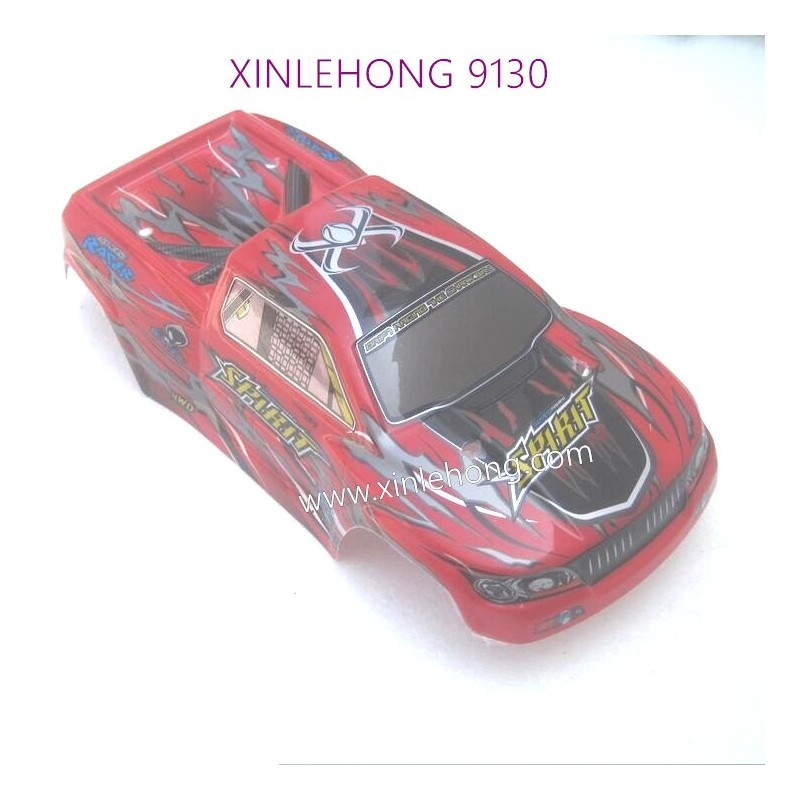 30-SJ01-xinlehong-9130-parts-Car-Shell-Red