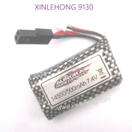 30-DJ02-xinlehong-9130-parts-Battery-7.4V-500mAh_Black_Plug