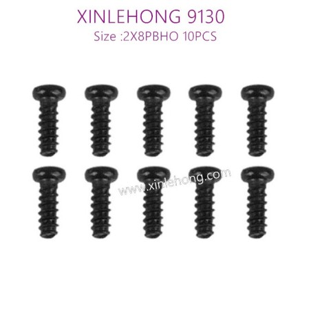 48-xinlehong-9130-parts-Round-Headed-Screw-2X8PBHO-30-LS01-10PCS