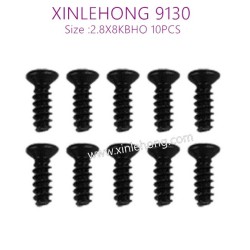 XINLEHONG TOYS 9130 Parts Countersunk Head Screw 2.8X8KBHO 30 LS04 4PCS