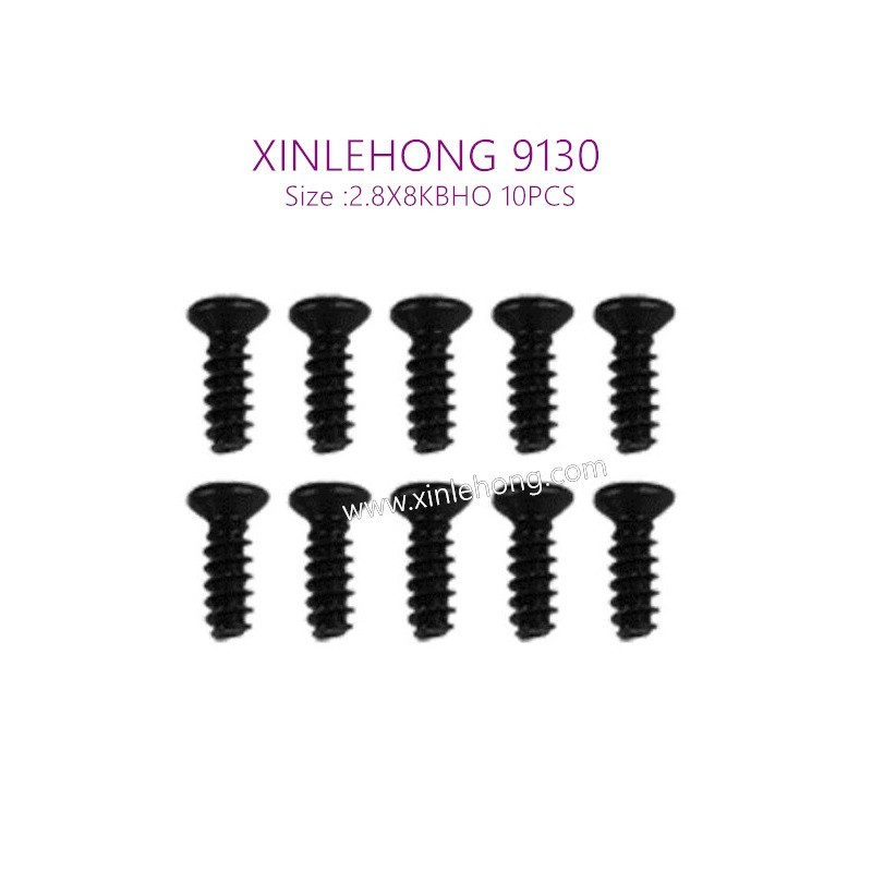 30-LS04  XINLEHONG 9130 Parts Countersunk Head Screw 2.8X8KBHO