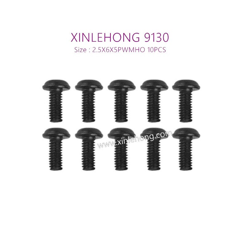 54-xinlehong-9130-parts-Round-Headed-Screw-2.5X6X5PWMHO-15-LS14-10PCS