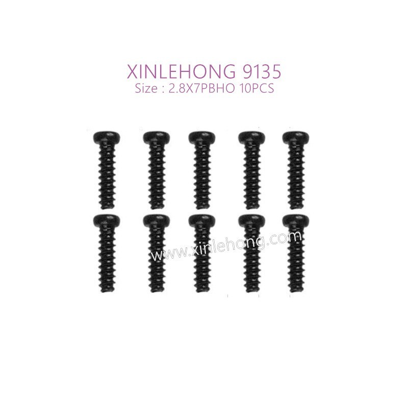 15-LS09-XINLEHONG-TOYS-9135-Parts-Round-Headed-Screw-2.8X7PBHO-10PCS