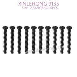 15-LS12-XINLEHONG-TOYS-9135-Parts-Round-Headed-Screw-2.8X20PBHO-10PCS