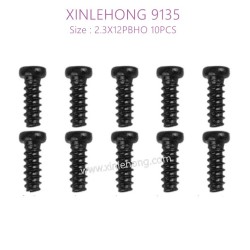 30-LS02-XINLEHONG-TOYS-9135-Parts-Round-Headed-Screw-2.3X12PBHO-10PCS