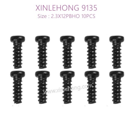 30-LS02-XINLEHONG-TOYS-9135-Parts-Round-Headed-Screw-2.3X12PBHO-10PCS