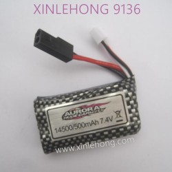 30-DJ02-xinlehong-9136-parts-Battery-7.4V-500mAh-2