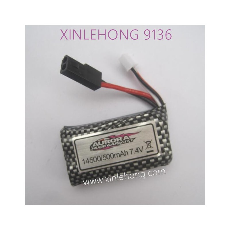 30-DJ02-xinlehong-9136-parts-Battery-7.4V-500mAh-2