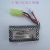 30-DJ02-xinlehong-9136-parts-Battery-7.4V-500mAh-Green-Plug