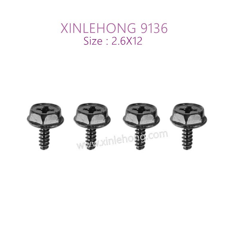 30-WJ07 XINLEHONG TOYS 9136 Parts Locknut 2.6X12