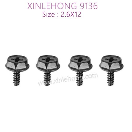 30-WJ07 XINLEHONG TOYS 9136 Parts Locknut 2.6X12