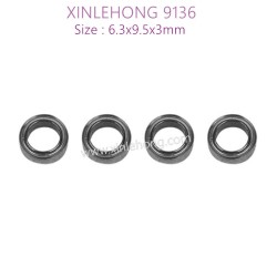 42-xinlehong-9136-parts-Bearing-6.3x9.5x3mm-15-WJ09-4pcs