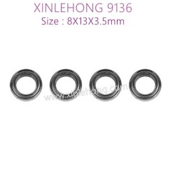 43-xinlehong-9136-parts-Bearing-8X13X3.5mm-15-WJ10-4pcs