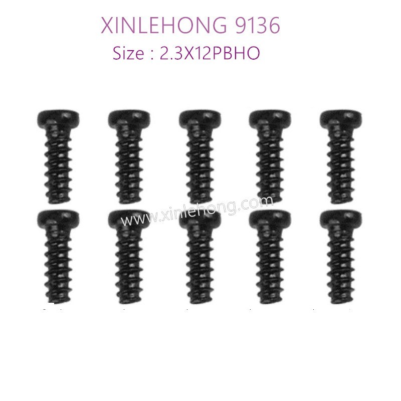 49-xinlehong-9136-parts-Round-Headed-Screw-2.3X12PBHO-30-LS02-10PCS