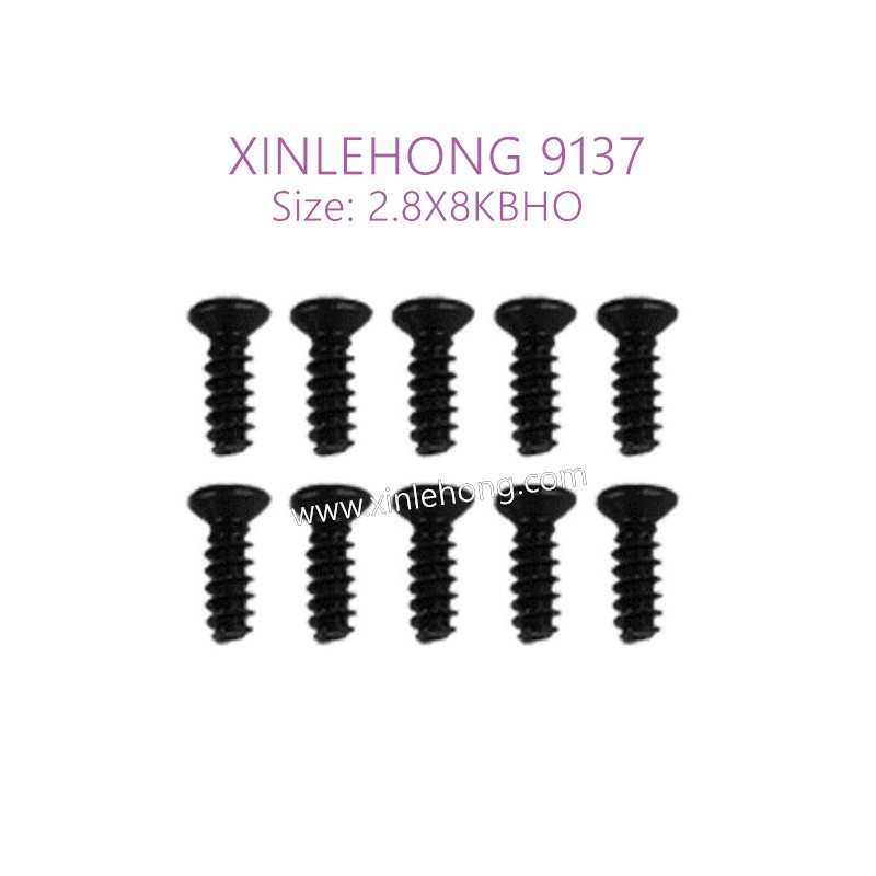 51-xinlehong-9137-parts-Countersunk-Head-Screw-2.8X8KBHO-30-LS04-10PCS