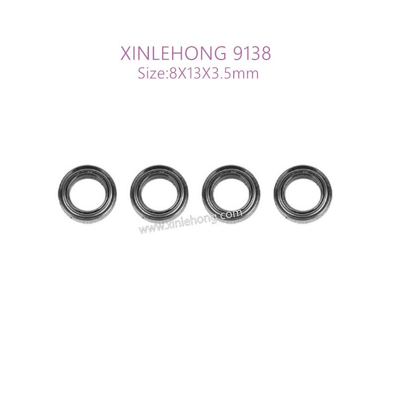43-xinlehong-9138-parts-Bearing-8X13X3.5mm-15-WJ10-4pcs