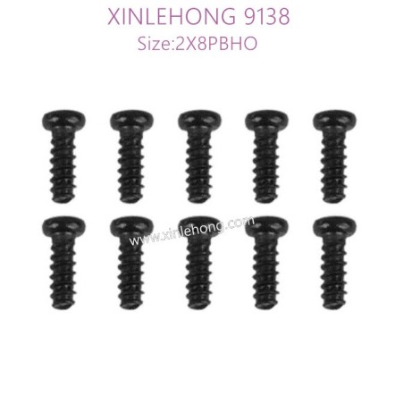 48-xinlehong-9138-parts-Round-Headed-Screw-2X8PBHO-30-LS01-10PCS