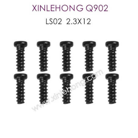LS02 XINLEHONG Q902 Parts Round Head Screws 2.3X12PBHO