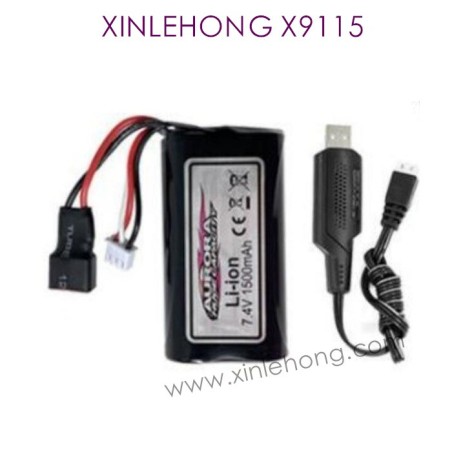 X9115-7.4V_1500mAh_Battery_and_Charger