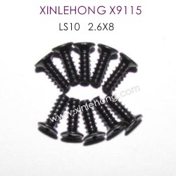 15-LS10_XINLEHONG-X9115_Parts_Countersunk_Head_Screw_2.6X8KBHO(1)