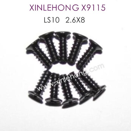 15-LS10_XINLEHONG-X9115_Parts_Countersunk_Head_Screw_2.6X8KBHO(1)