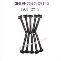 15-LS03_XINLEHONG-X9115_Parts_Countersunk_Head_Screws_2X15KBHO(1)