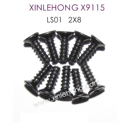 15-LS01_XINLEHONG-X9115_Parts_Countersunk_Head_Screws_2X8KBHO(1)