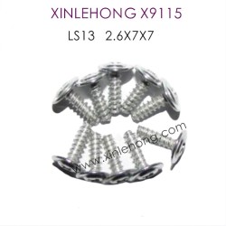 LS13 XINLEHONG X9115 Parts Round Headed Screw 2.6X7X7PWBHO