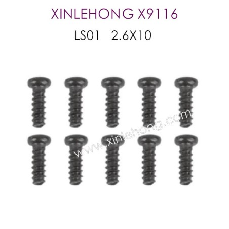 25-LS01_XINLEHONG-X9116_Parts_Round_Headed_Screw_2.6X10PBHO