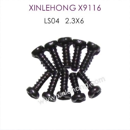 15-LS04_XINLEHONG-X9116_Parts_Round_Headed_Screw_2.3X6PBHO