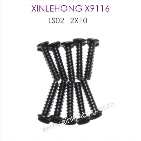 15-LS02_XINLEHONG-X9116_Parts_Countersunk_Head_Screws_2X10KBHO