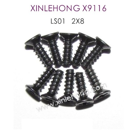 15-LS01_XINLEHONG-X9116_Parts_Countersunk_Head_Screws_2X8KBHO