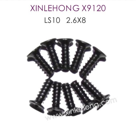 15-LS10_XINLEHONG_Toys_X9120_Parts_Countersunk_Head_Screw_2.6X8KBHO