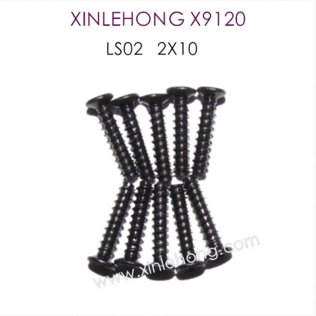 15-LS02_XINLEHONG_Toys_X9120_Parts_Countersunk_Head_Screws_2X10KBHO