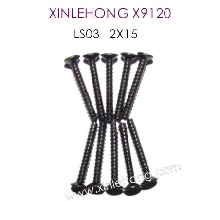 15-LS03_XINLEHONG_Toys_X9120_Parts_Countersunk_Head_Screws_2X15KBHO