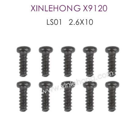25-LS01_XINLEHONG_Toys_X9120_Parts_Round_Headed_Screw_2.6X10PBHO