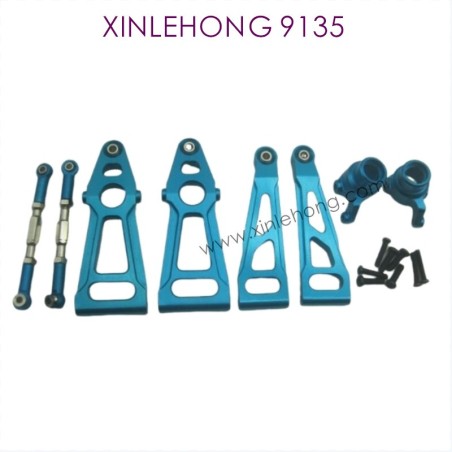 40D-XINLEHONG-9135-Upgrade-Front_Swing_Arm_kit_Blue-3