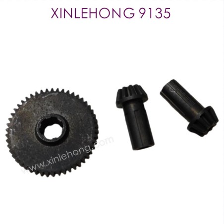 003-XINLEHONG_9135_Upgrade_Metal_Spure_Gear_Black-1