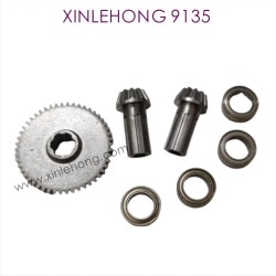 002-XINLEHONG_9135_Upgrade_Metal_Spure_Gear_Silve-1