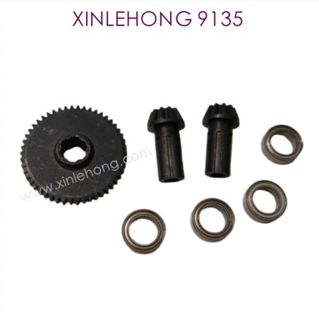 002-XINLEHONG_9135_Upgrade_Metal_Spure_Gear_Black-1
